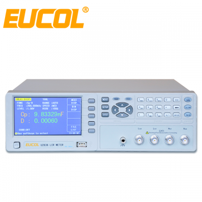 Eucol OEM Manufacturer of U2836 Digital LCR Meter with Test Frequency 50Hz-200kHz